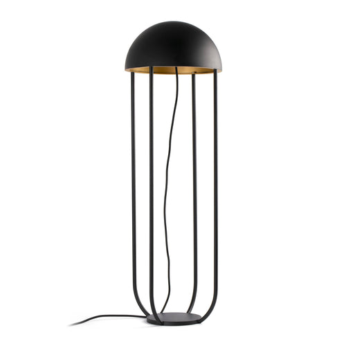 Faro Jellyfish - LED vloerlamp zwart, goud