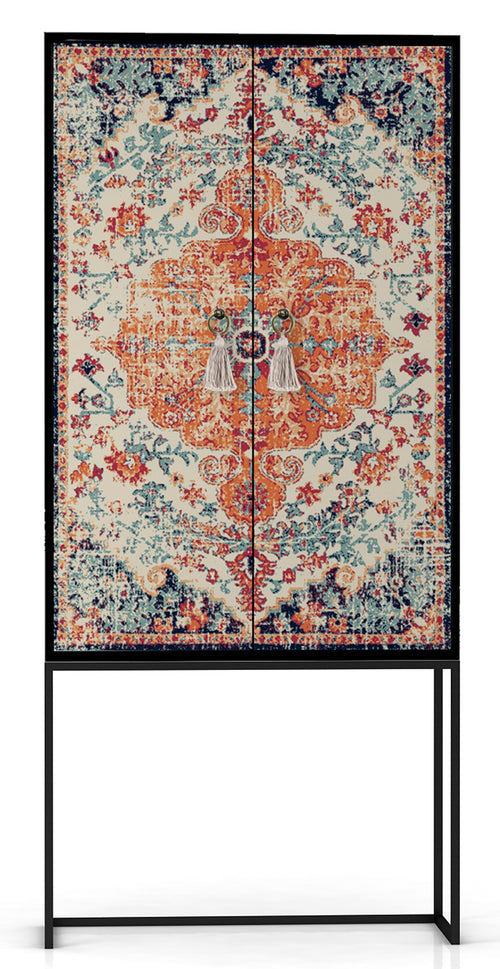 Kast dressoir met 2 deuren van MDF met Vintage tapijt patroon - vtwonen shop