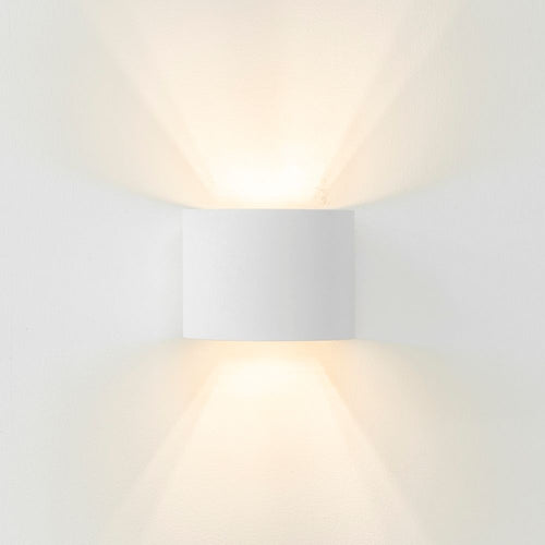 Artdelight wandlamp Gyro - 1 lichts - 11.2  x 9.7   cm - wit