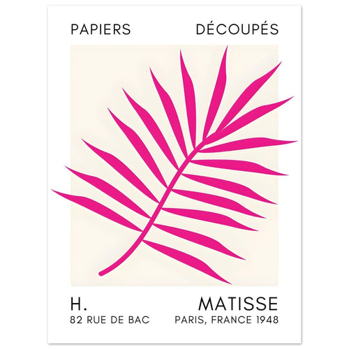 Artfulprints  Matisse – Floral reef pink   poster 30x40 cm - vtwonen shop