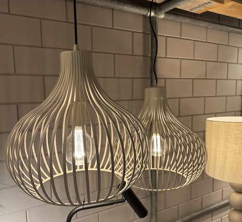 Freelight hanglamp Aglio - 1 lichts - 48  x 150   cm - creme - vtwonen shop