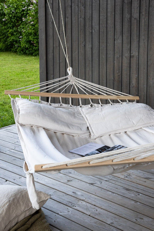 Nest outdoor Judith hangmat gebroken wit - 300 x 150 cm - vtwonen shop