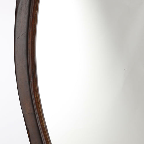 Mica Decorations Bosco Wandspiegel - L50 x B69 cm - Mangohout - Donkerbruin - vtwonen shop