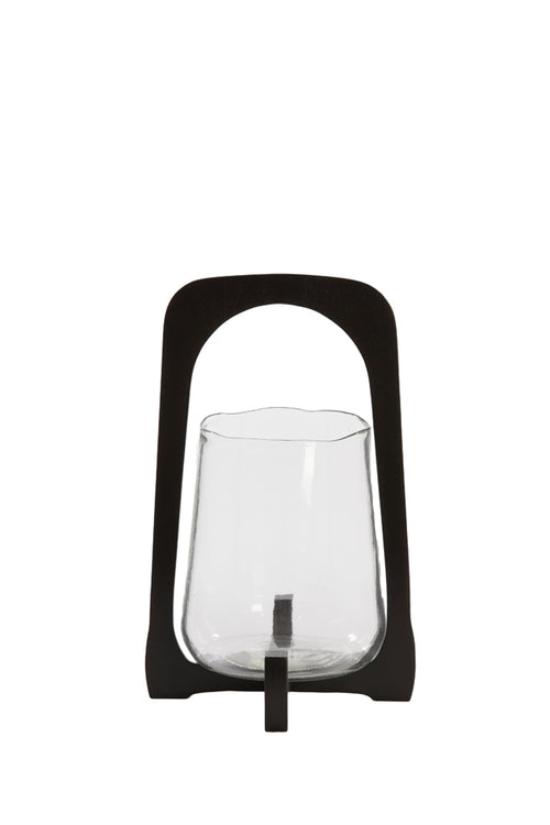 Light & Living windlicht ANOSY - Ø21.5x35cm - zwart