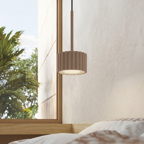 Sollux Lighting Hanglamp AURA 1 taupe Gx53 - 10x10x125cm