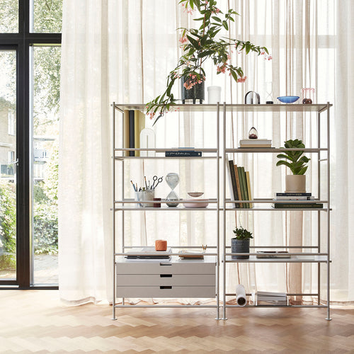 Hübsch kom Flow - glas - ø16xh7cm