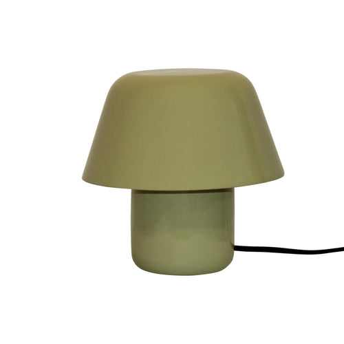 Leitmotiv tafellamp Afan - groen - 20x20x19cm - Paddenstoellamp