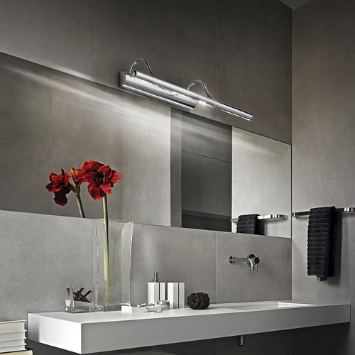 Ideal Lux Mirror-10 - 4 Light Picture Wandlamp Chroom, G9