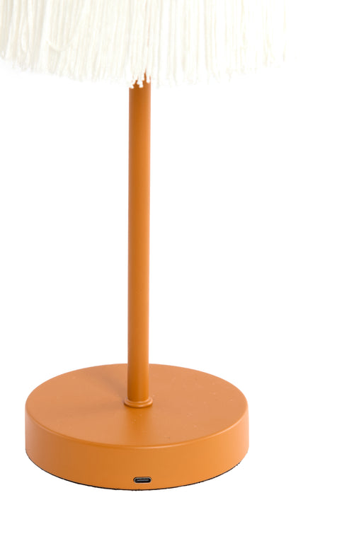 Light & Living tafellamp DINY - oranje - Ø17x35cm - vtwonen shop