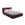 LaMiaSofa Bed met opbergruimte MILANO - Chenille - Terracotta - 160x228x82