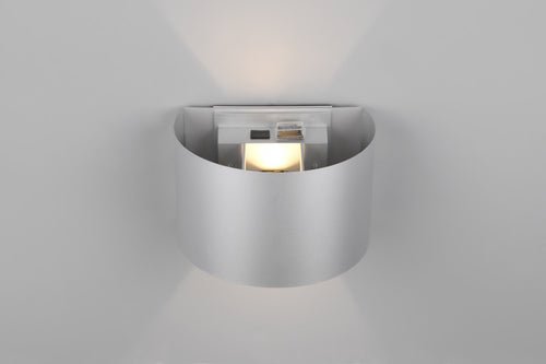 Trio Leuchten wandlamp Talent - 2 lichts - 11.5  x 10   cm - grijs