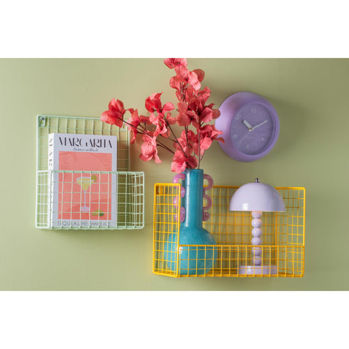 Present Time wanddecoratie Reja - geel - 15x40x25cm - vtwonen shop