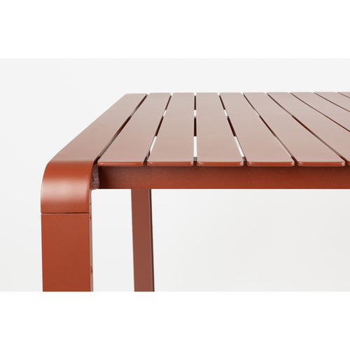 Zuiver Vondel Tuintafel 214 x 97 cm Rood