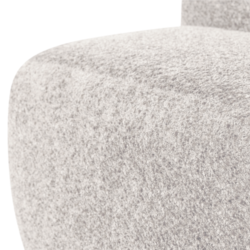 WOOOD eetbank 84 cm rugleuning Mojo Base - Wollig - Ecru - 83x84x76