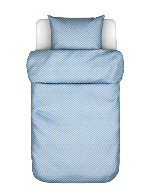Marc O'Polo Svea dekbedovertrek - Eenpersoons – 140x200/220 cm - Calm blue