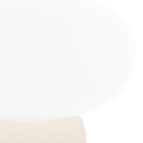 EGLO tafellamp Cahuama - e27 - 30 cm - lichtbruin/wit