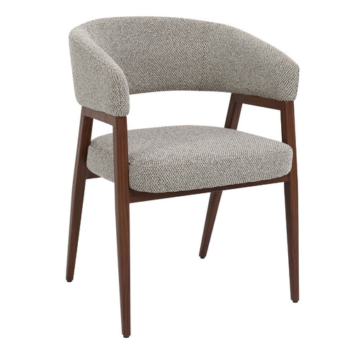 DÉJA Living Eetkamerstoel Fureso - Taupe/Walnoot - Set van 2 - vtwonen shop