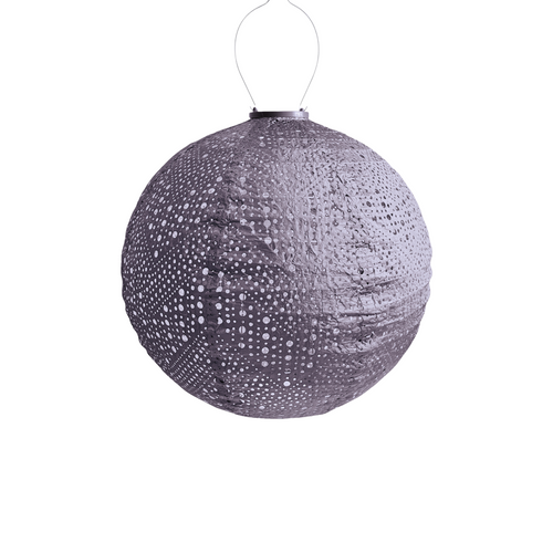 Lumiz solar lampion verso rond - 40cm - paars