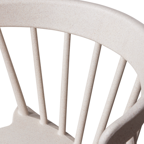 WOOOD tuinstoel Bliss - Kunsstof -  Off White Melange - Set van 2 - vtwonen shop