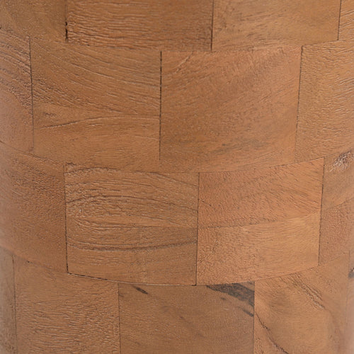 Starfurn Bijzettafel Zoë - Rond Naturel/Travertin - 30x33x50cm