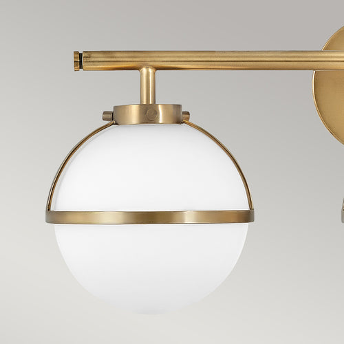 Elstead Hinkley Hollis Badkamer Wandlamp Heritage Messing, IP44