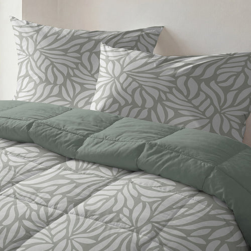 Byrklund - Dekbed zonder overtrek Clean Leaves - 200x200 cm - Groen