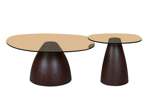 Brix salontafel  Mylon Brown - 86cm - bruin