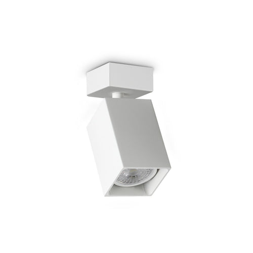 Ideal Lux DYNAMITE Vierkante enkele spot, wit, 1x GU10