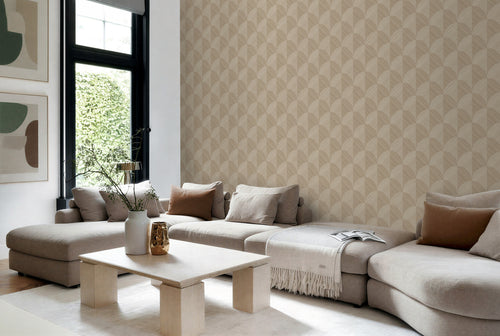 Origin Wallcoverings behang 3D-motief beige - 53 cm x 10.05 m - 347936