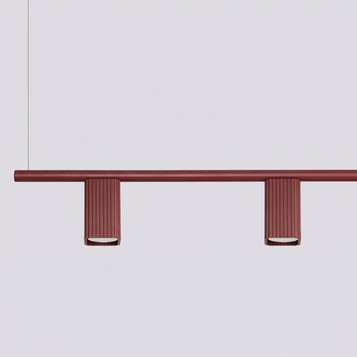 Sollux Lighting Kroonluchter RAYO 4 bordeaux - 122x6x208cm