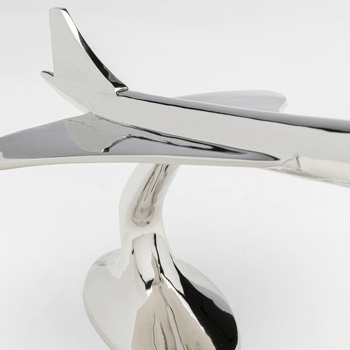 Kare Design Woonaccessoires vliegtuig zilver