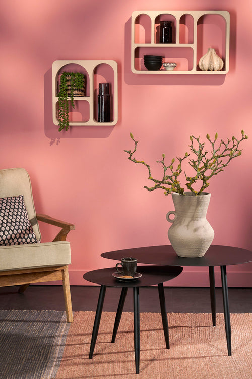 Mica Decorations Frati Wandkast - L40 x B15 x H40 cm - FSC 100% - Off White - vtwonen shop