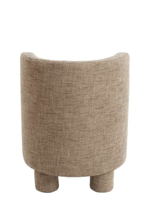 Light & Living stoel KAMOVA - Ø65x78cm - bruin - vtwonen shop