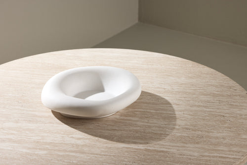 Rebellenclub  Junon Salontafel - ø80 cm - Travertin