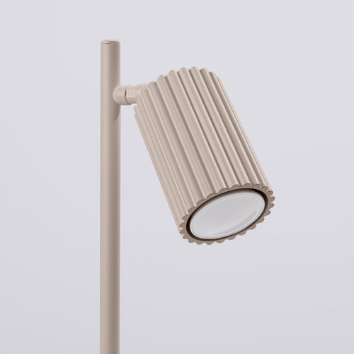 Sollux Lighting Tafellamp KARBON taupe - 14,5x19,5x43cm