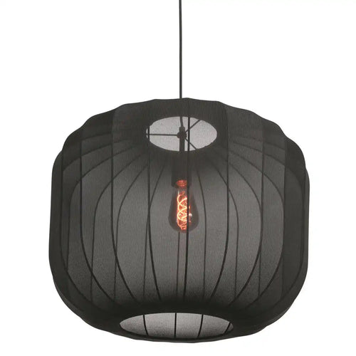Anne Light & home hanglamp Sable - 1 lichts - 55  x 150   cm - zwart