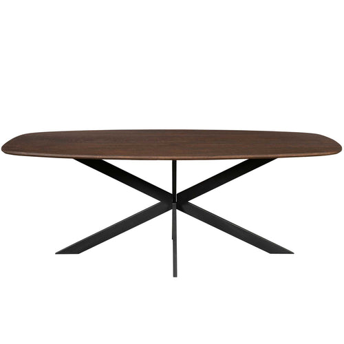 StarFurn Eettafel Ferris - Deens Ovaal Bruin Hout - 240x110x76cm - vtwonen shop