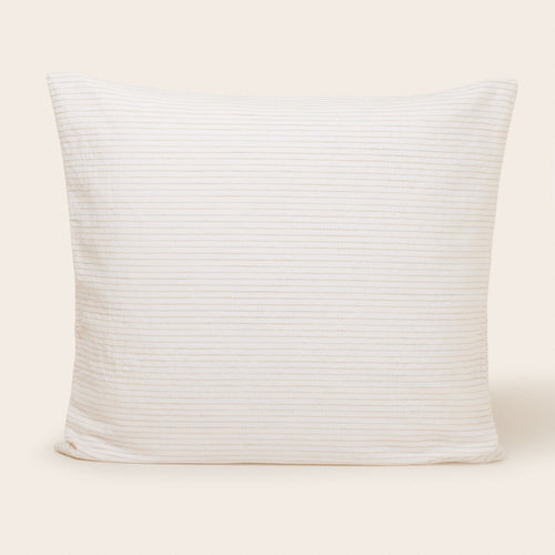 Madura Set van 2 kussenslopen Elie ivoor en natuurlijk 65x65 cm