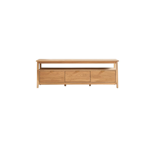 Tikamoon Massief eiken tv-meubel 150 cm - Naturel - vtwonen shop