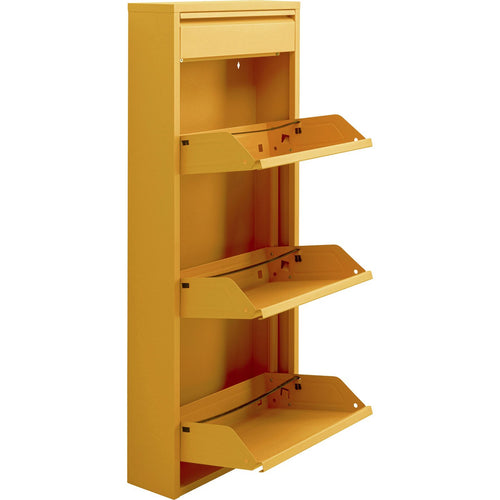 Kare Design Schoenenkast Caruso geel 3+1 laden
