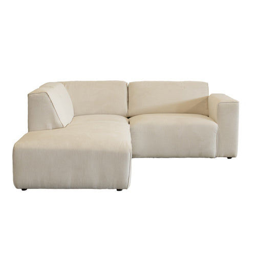 Giga Meubel Hoekbank Parijs - 2,5-Zits - Links - Beige