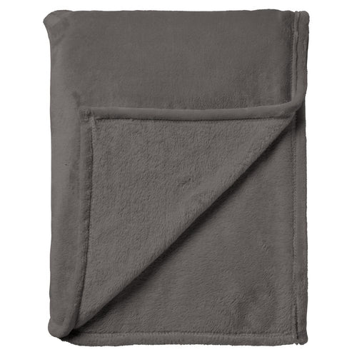 MARLEY - plaid 150x200 cm - fleece deken - extra dik - Driftwood - taupe
