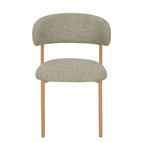 Livingfurn eetkamerstoel Micah - beige - set van 2 - 58x54.4x78 - vtwonen shop