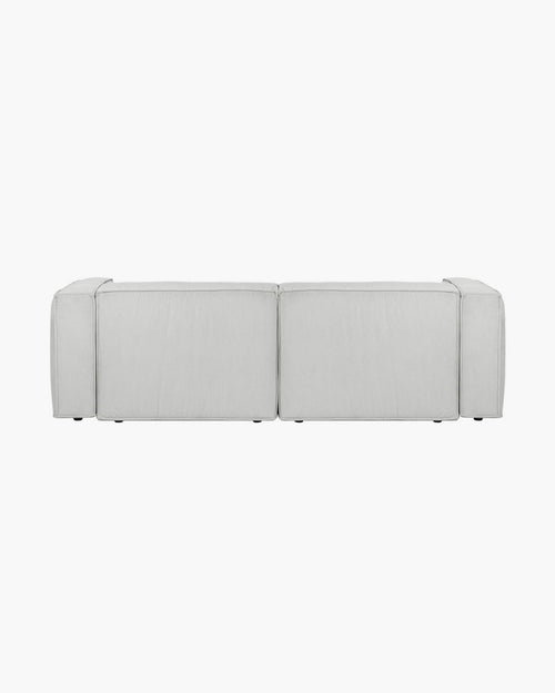 noo.ma Lobi 3-zits bank Chalk Grey Corduroy - 243x97,5x73,5 cm