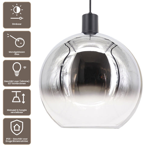 Artdelight Hanglamp Rosario 40 - Titan
