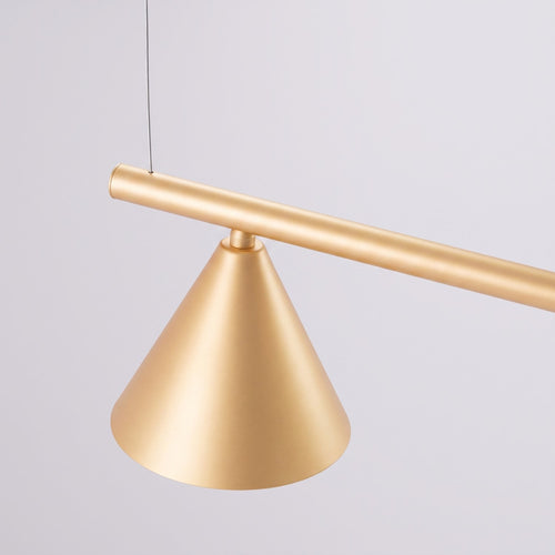 Sollux Lighting Kroonluchter NOX 4L goud - 122x14x215cm