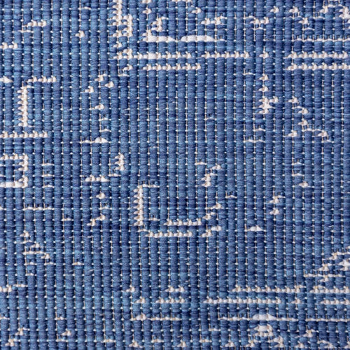 Rond buitenkleed Nova blauw - Interieur05