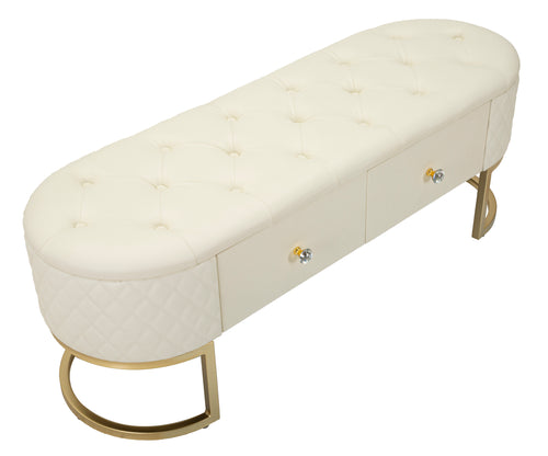 Mauro Ferretti bank - 120x40x43 cm - crème