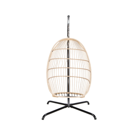 HOME DELUXE hangstoel LOMA – 1 zits beige - vtwonen shop