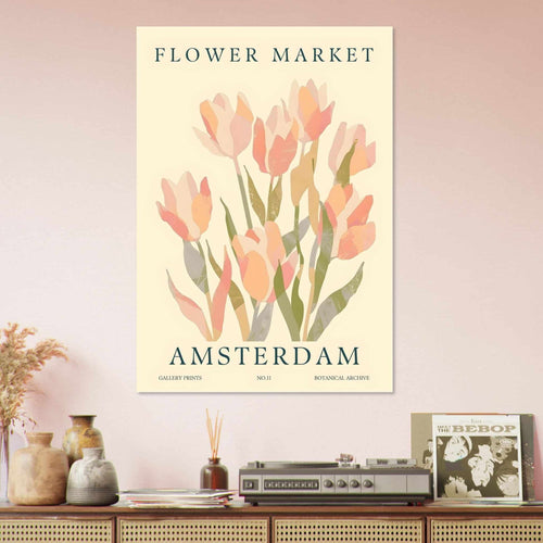 Artfulprints  Flower market - Amsterdam III   poster 30x40 cm - vtwonen shop